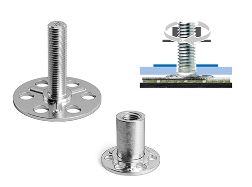 bigHead® Verbindungselemente für den Zusammenbau einer Baugruppe