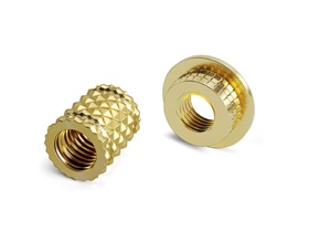 Threaded insert for thermoplastic housings