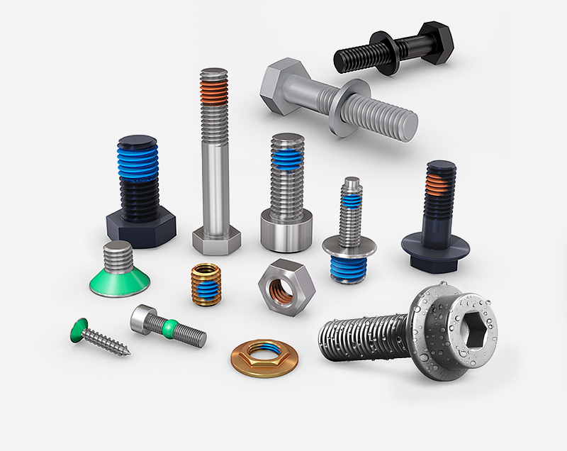 An overview of fastening elements with different coating solutions, such as corrosion protection coatings, functional coatings, sealing coatings and more