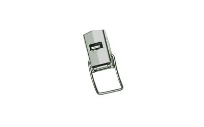 A metal Camloc draw latch on white background