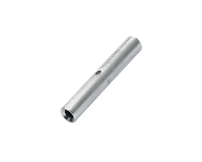 Close-up of a Klauke compression joint on white background