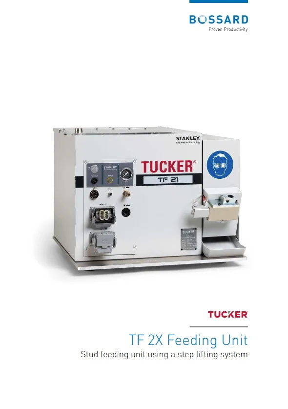 Thumbnail Tucker TF 2X Feeding Unit Brochure