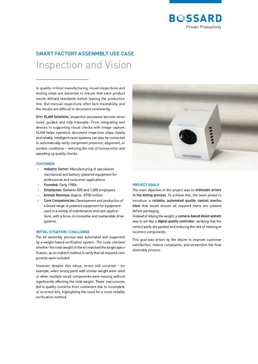 Thumbnail Inspection and Vision