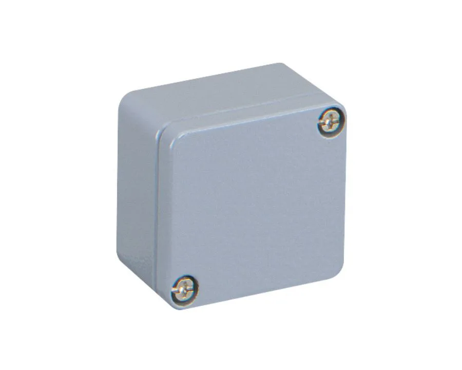 A Spelsberg aluminum enclosure designed to protect against electromagnetic interference and electrostatic discharge. 