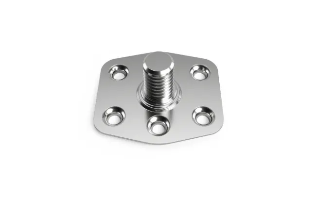 A metal MM-Welding InWWerse fastener to securely anchor threaded substrates to thermoplastic materials