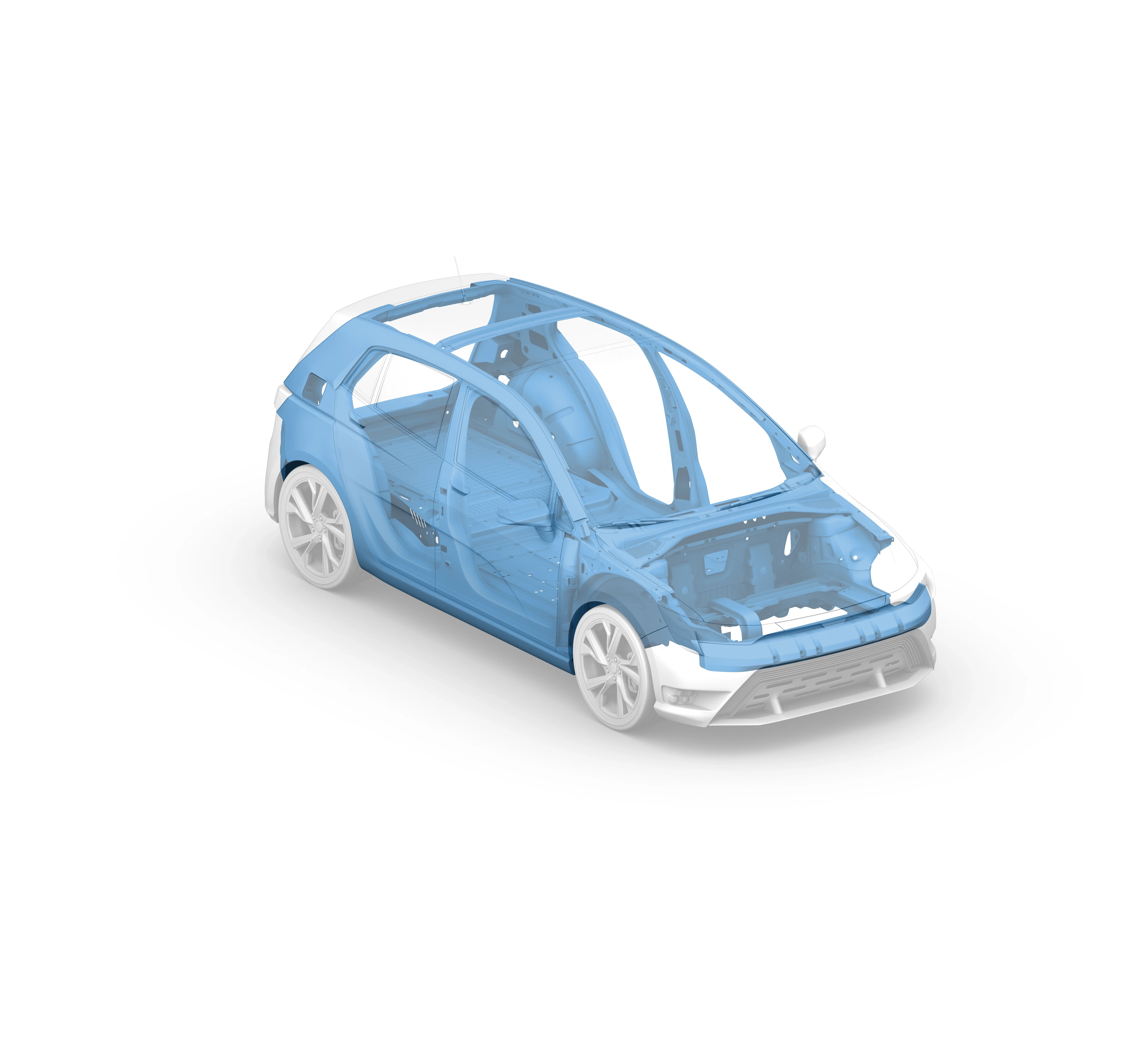 Electric Vehicles Body in White  Visual