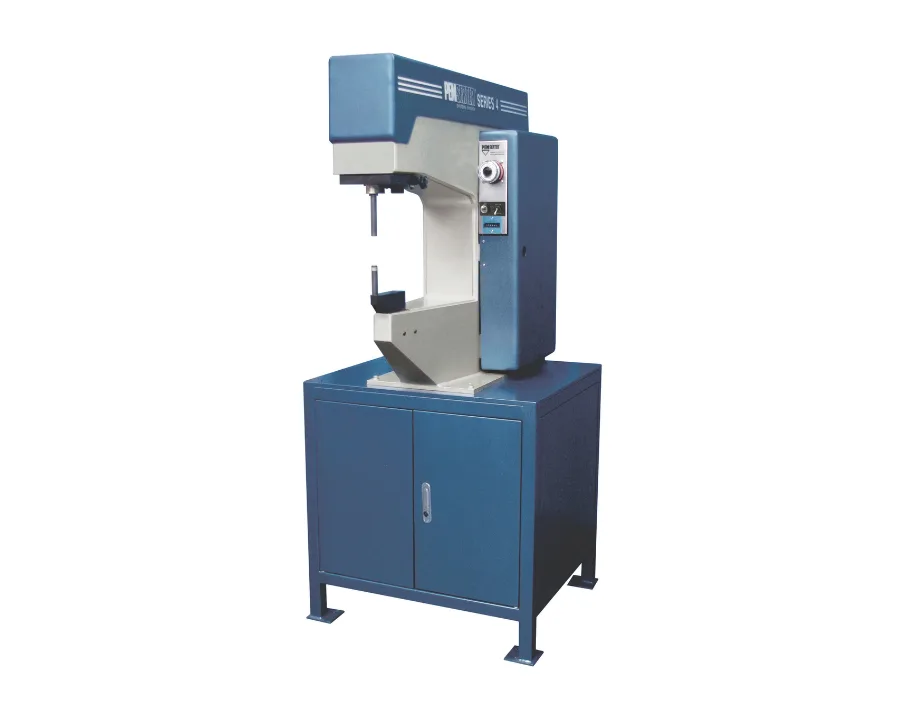 A blue PEMSERTER 4 insertion machine for self-clinching fasteners