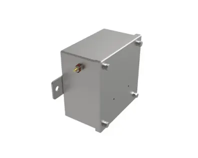 A Hawke enclosure for industrial and hazardous environments on white background