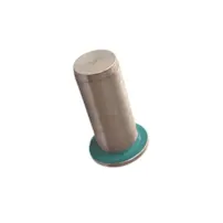 Close-up of a Tubtara closed-end blind rivet nut with blue underhead seal to ensure water and gas tightness
