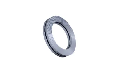 A wedge locking fastener on a white background.