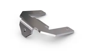 Bent metal component