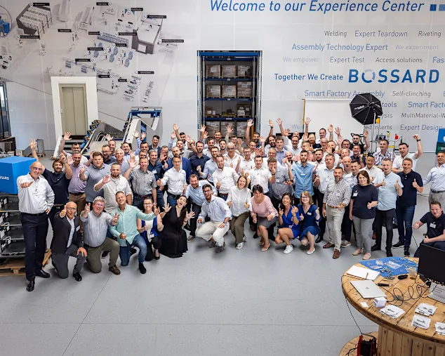 Bossard team members at the Experience Center.