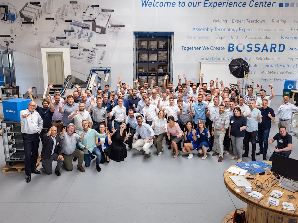 Bossard team members at the Experience Center.