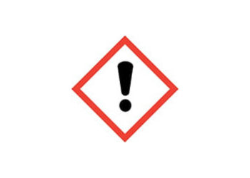 Hazard symbol warning hazardous