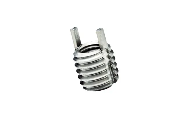 Threaded Inserts with 2 Key Locks with white background.