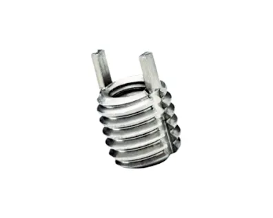 Threaded Inserts with 2 Key Locks with white background.