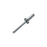 A POP VGrip blind rivet for extended grip range on white background