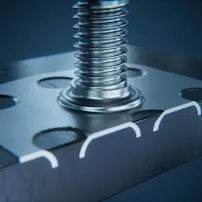 Close-up of an MM-Welding InWWerse® fastener in an application