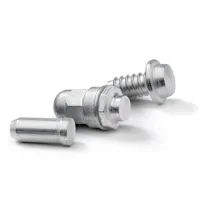 Close up of three different Stanley Tucker aluminium welding studs