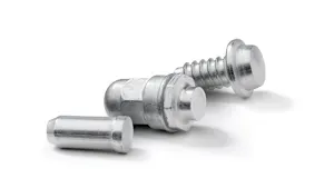 Close up of three different Stanley Tucker aluminium welding studs