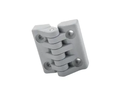 A gray Elesa Hinge on white background
