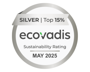 Bossard集团的Ecovadis可持续发展评级为银级，位列前15%。
