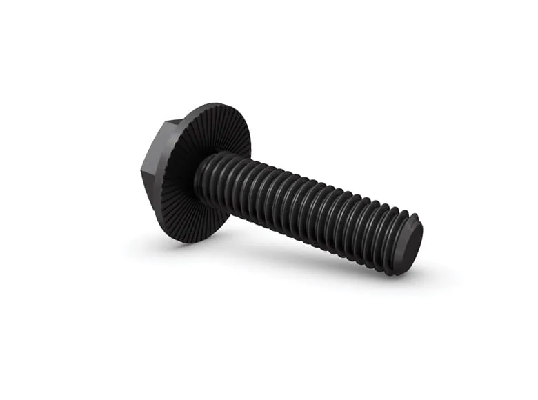 Hex head locking screws - Multifunctional screws with serrated flange