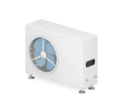 Standard HVAC outdoor compressor
