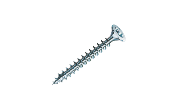 A Spax direct assembly screw on a white background.
