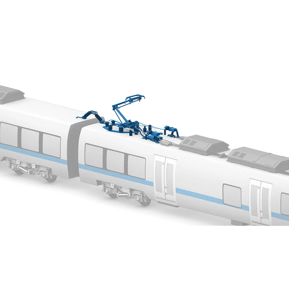 Energy Supply of Railcar Vehicles with white background