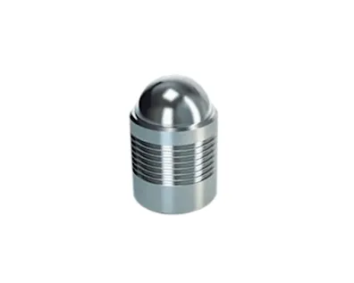 白色背景上的银色Koenig Expander CV系列密封塞头