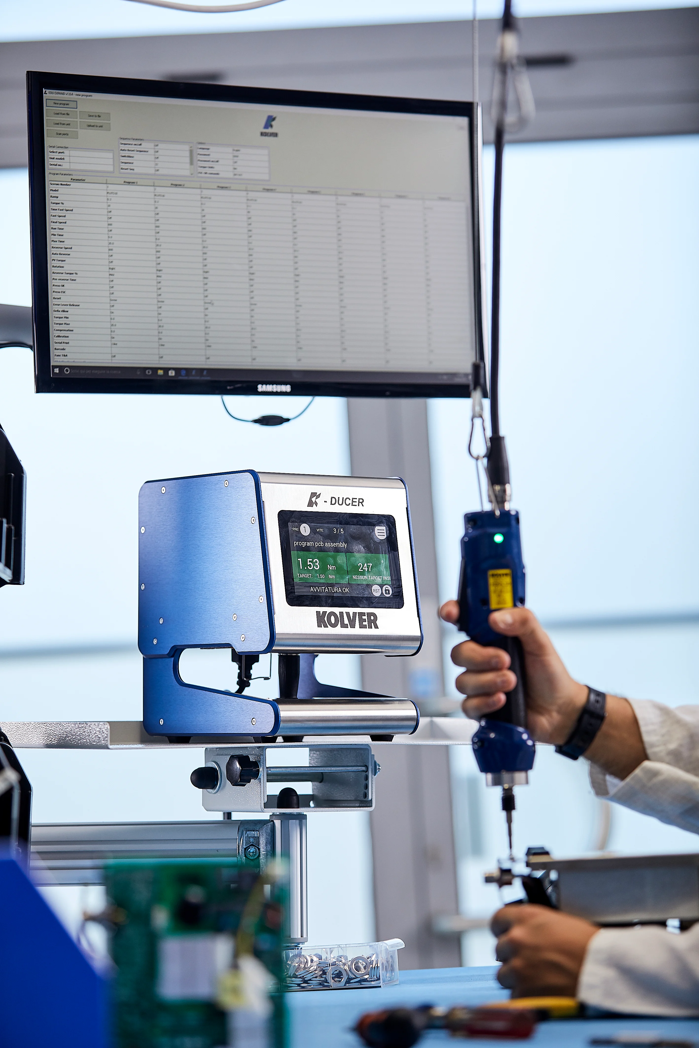 Kolver有线螺丝刀带传感器