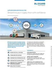 产品说明书 Supplier Consolidation Service