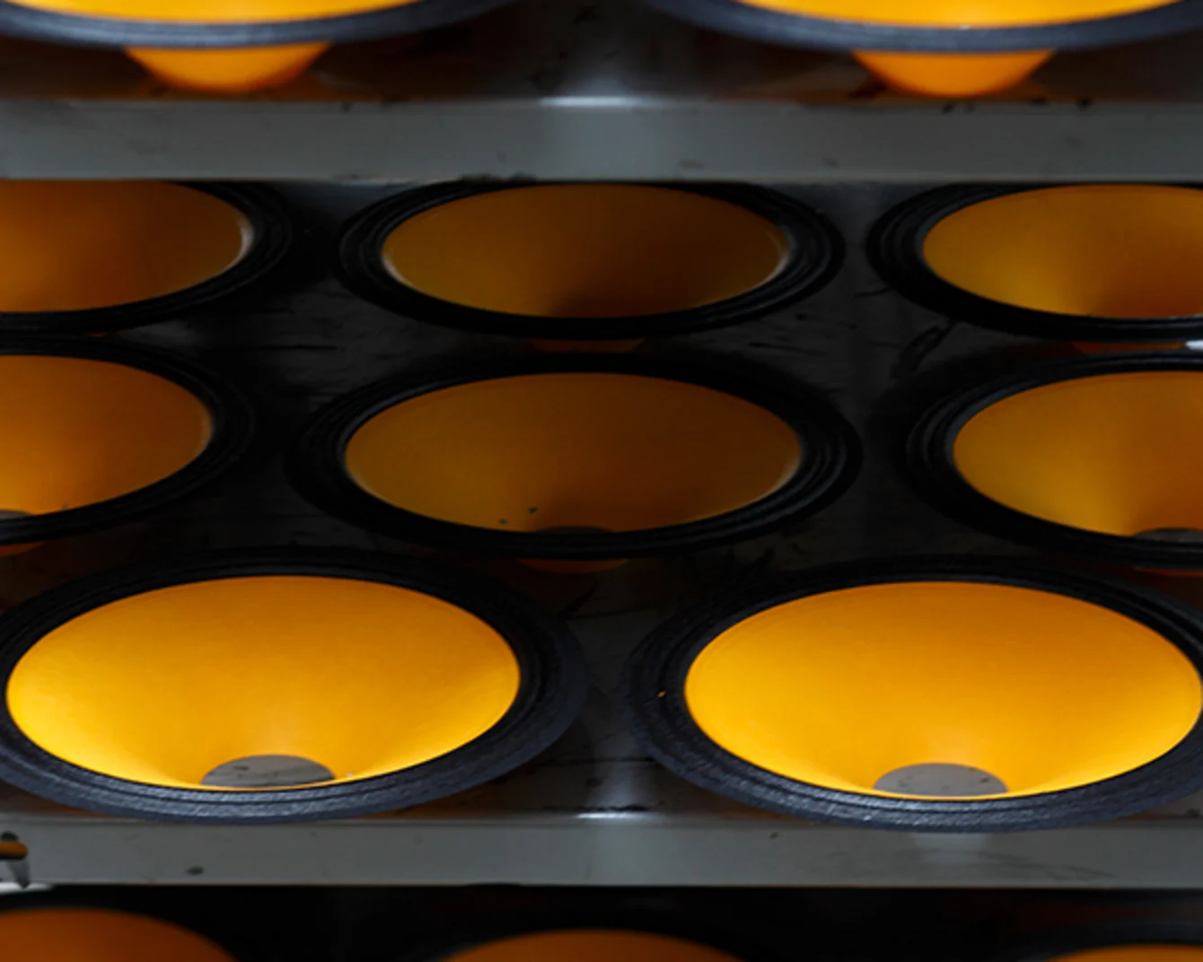 Yellow and black B&C Speakers