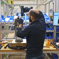 Mecal assembly station with Smart Factory Assembly