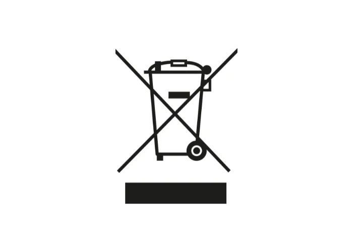 Labeling of waste electrical and electronic equipment symbol
