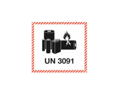 锂电池UN 3091标志