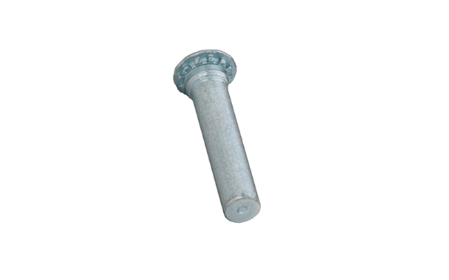 Close-up of a PEM self-clinching stud threadless