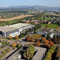 Bossard Company building in Zug, Switzerland in Autumn