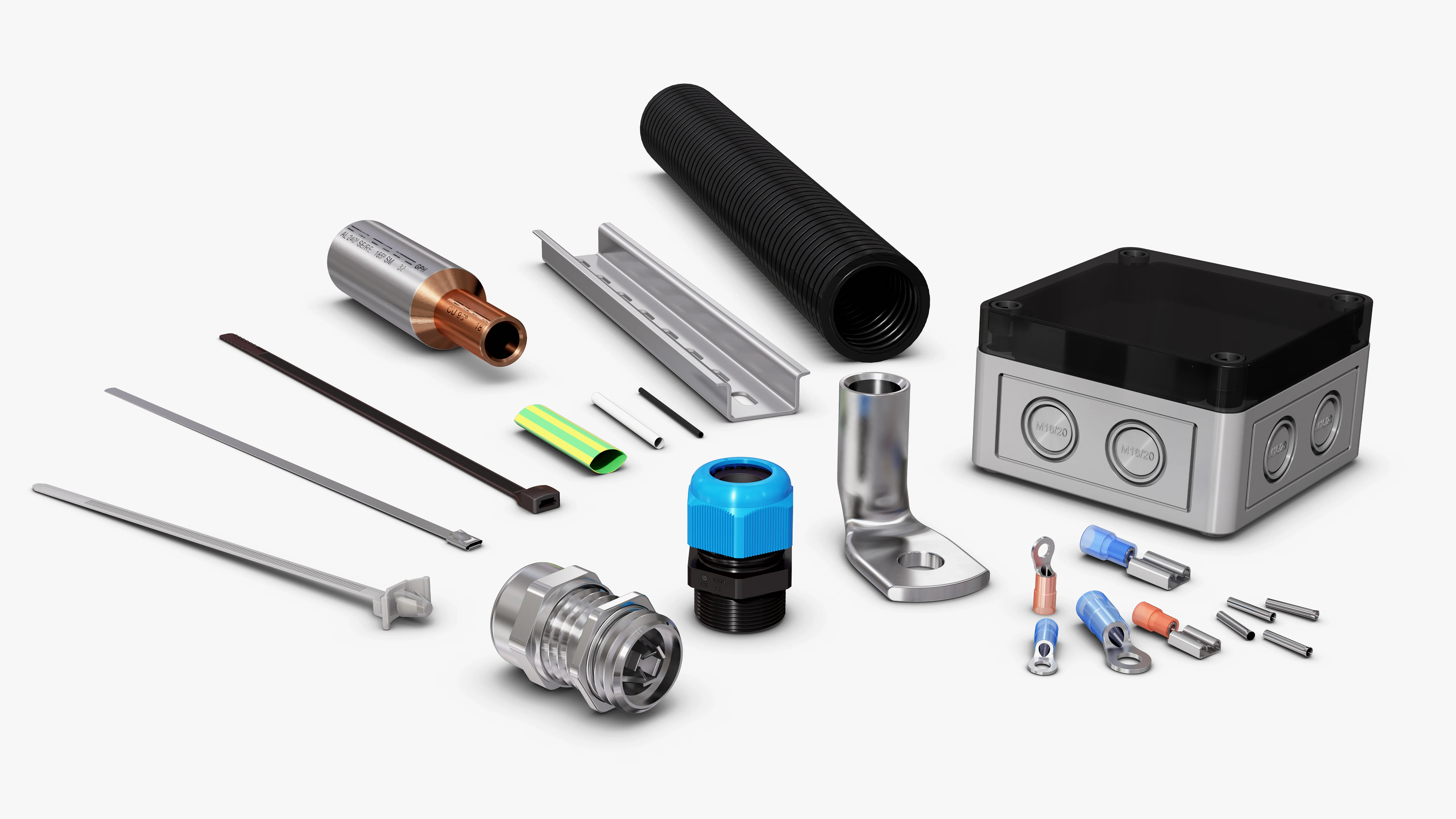 Specialized fasteners ensuring secure and efficient electrical connections.