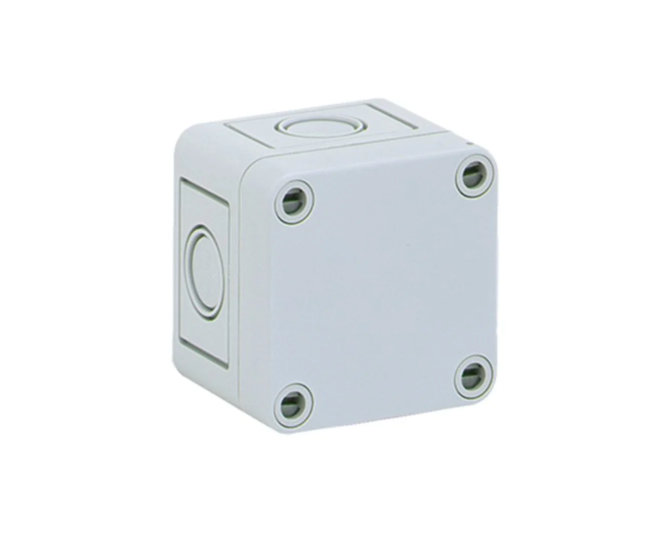 A white Spelsberg TK series electrical junction box on white background.