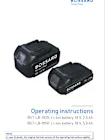 Thumbnail Operating Instructions Batteries