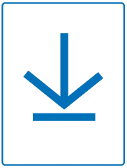 Generic download button thumbnail with white background