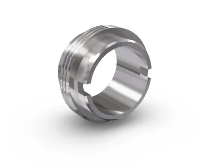 CNC turned cylinder metal