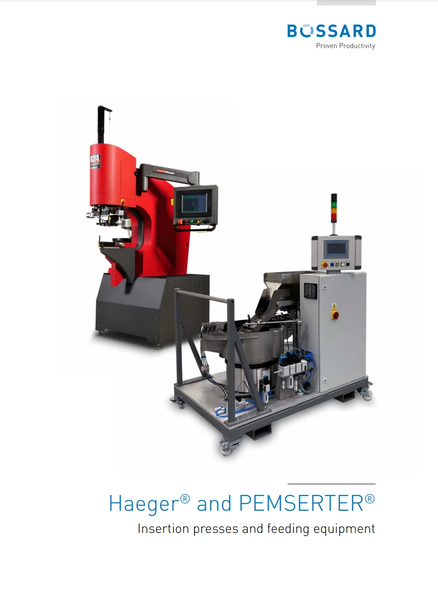 Thumbnail Haeger and PEMSERTER brochure