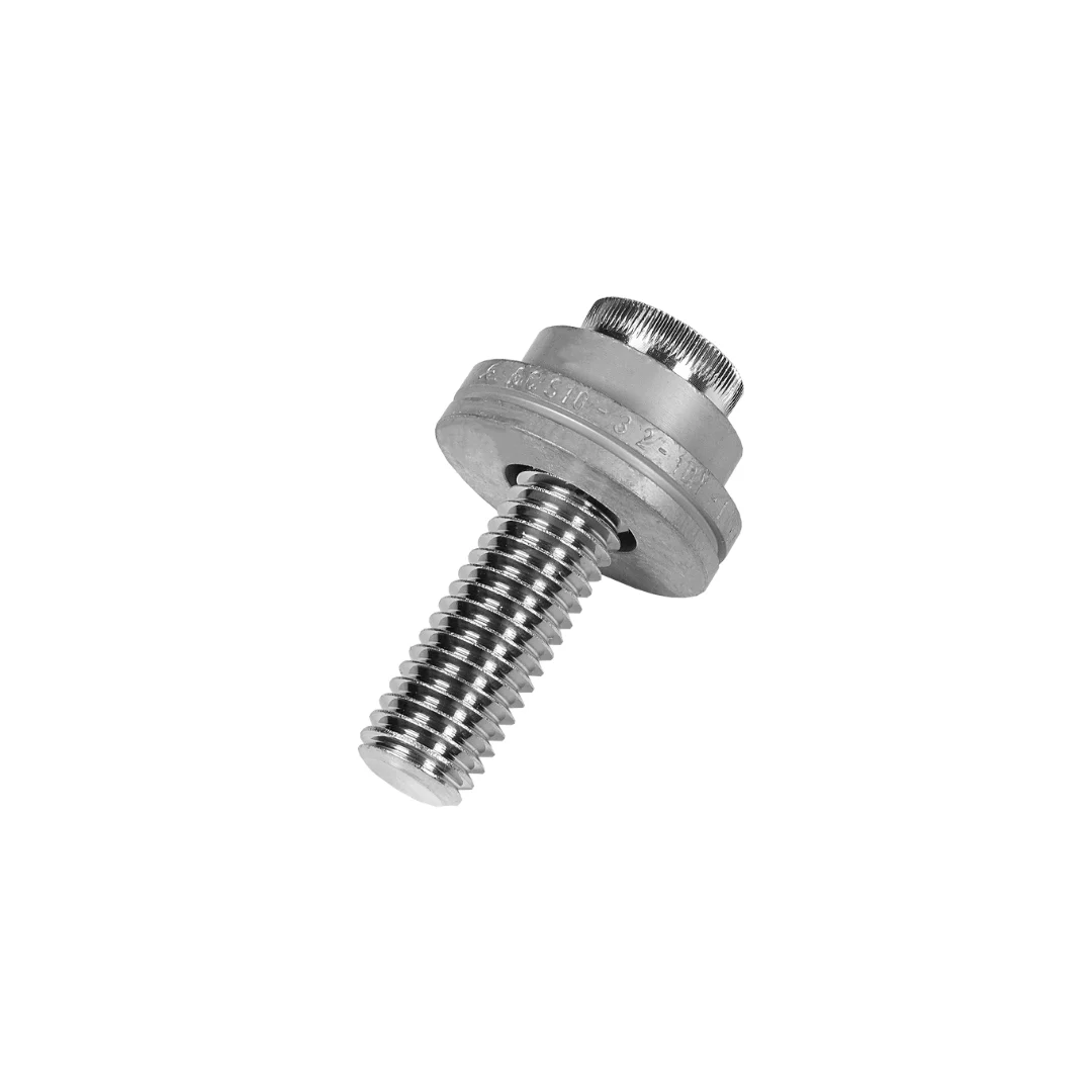 A Cam-Safe grounding stud on a white background.