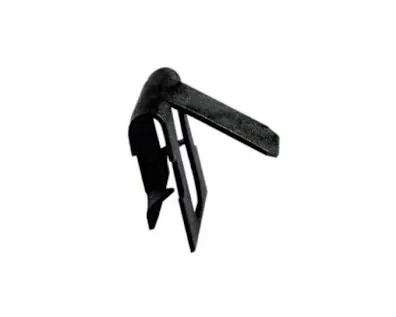 A black ARaymond brand snap clip enabling fast manual assembly for interior trim, IPCC, and automotive pillars.