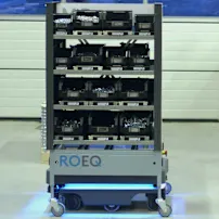 MIR robot butler for replenishment of components