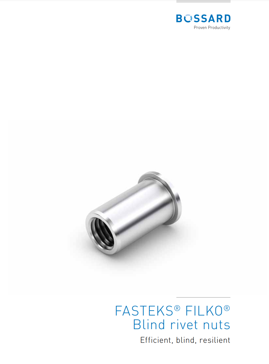 Thumbnail Fasteks Filko Blind rivet nuts brochure