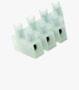 Terminal block 12 pole <B>without wire protectors</B> BM BN 20496